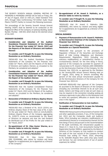 Thumbnail Mahindra & Mahindra Annual Report 2022-2023