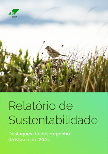 Thumbnail Klabin Sustainability Report 2021