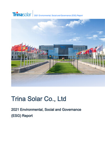 Thumbnail Trina Solar ESG Report 2021