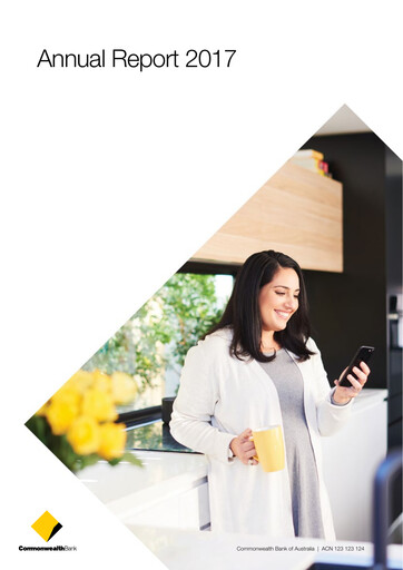 Thumbnail Commonwealth Bank Annual Report 2017