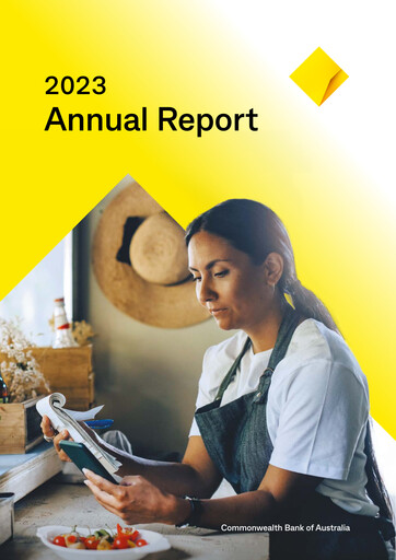 Thumbnail Commonwealth Bank Annual Report 2023