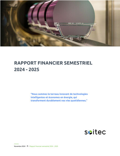 Thumbnail Soitec Half-year Report 2024-2025-h1