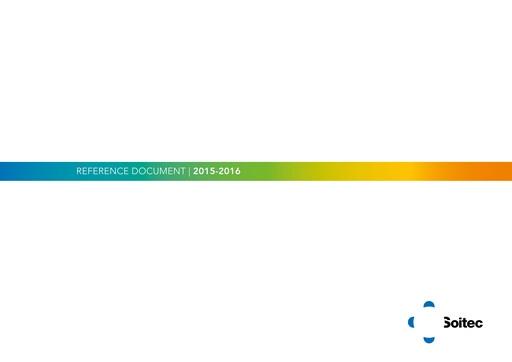 Miniature Soitec Document d'enregistrement universel 2015-2016