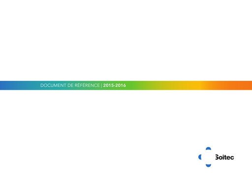 Thumbnail Soitec Universal Registration Document 2015-2016