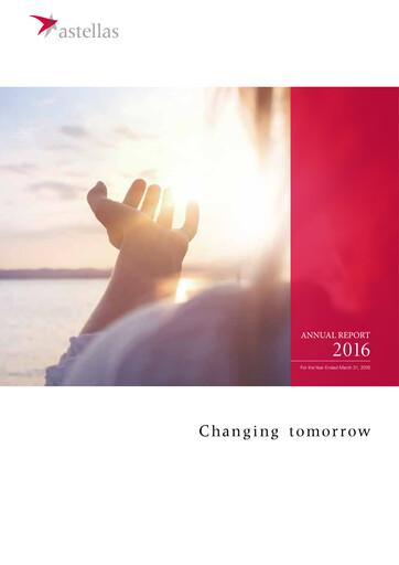 Thumbnail Astellas Pharma Annual Report 2016