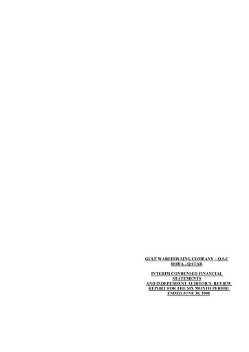 Thumbnail Gulf Warehousing Company Half-year Report 2008-h1