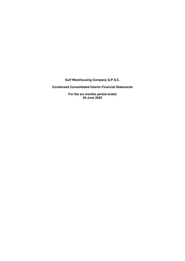 Thumbnail Gulf Warehousing Company Half-year Report 2025-h1