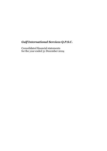 Thumbnail Gulf International Services Financial Statement 2024