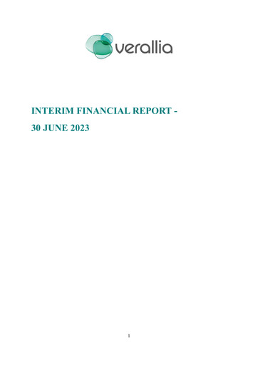 Thumbnail Verallia Half-year Report 2023-h1