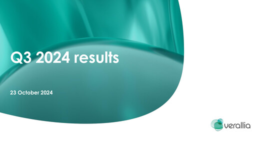 Thumbnail Verallia Quarterly Report 2024-q3