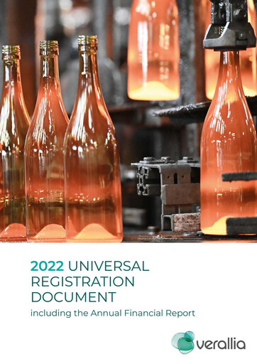 Thumbnail Verallia Universal Registration Document 2022