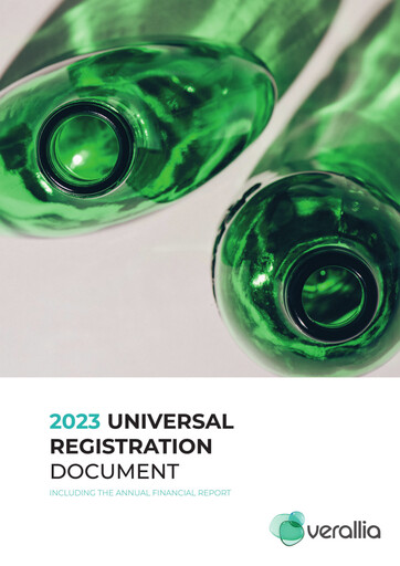 Thumbnail Verallia Universal Registration Document 2023