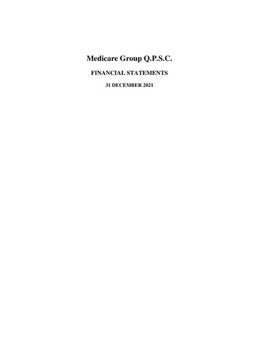 Miniature Medicare Group Bilan financier 2021