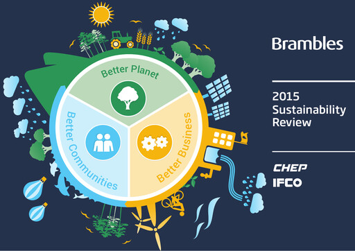 Vorschaubild Brambles Nachhaltigkeitsbericht 2015