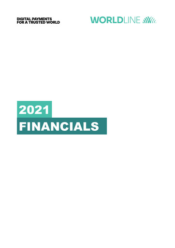 Thumbnail Worldline Financial Report 2021