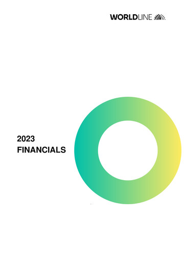 Thumbnail Worldline Financial Report 2023