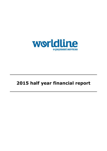 Thumbnail Worldline Half-year Report 2015-h1