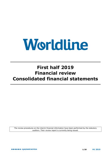 Thumbnail Worldline Half-year Report 2019-h1