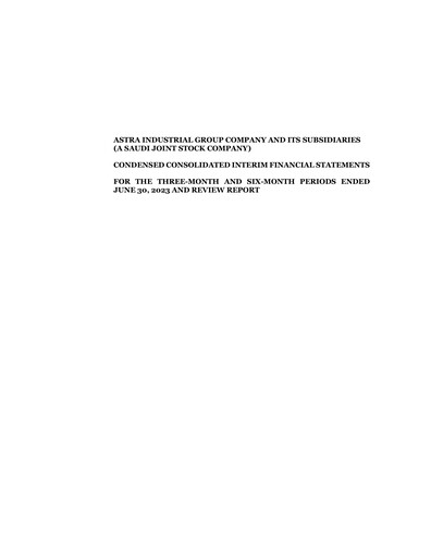 Thumbnail Astra Industrial Group Company Quarterly Report 2023-q2