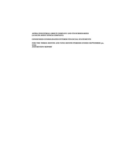 Thumbnail Astra Industrial Group Company Quarterly Report 2023-q3