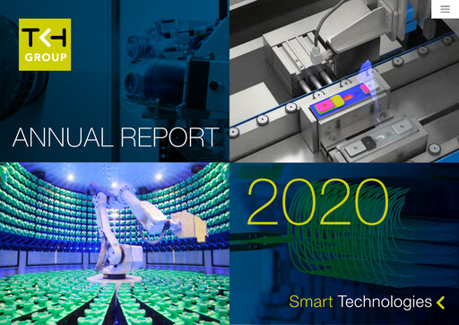 Miniature TKH Group Rapport annuel 2020