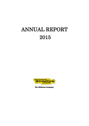 Thumbnail Technogym Annual Report 2015