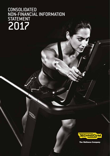 Miniature Technogym Rapport de durabilité 2017