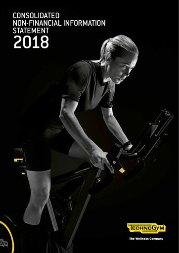 Miniature Technogym Rapport de durabilité 2018