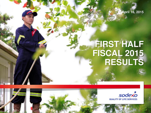 Miniature Sodexo Rapport semestriel 2015-h1