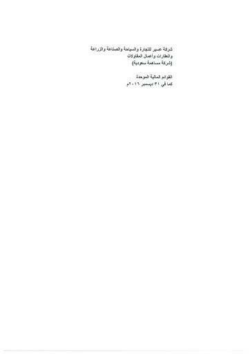 Thumbnail Sinad Holding Company Financial Statement 2016