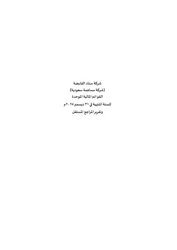 Thumbnail Sinad Holding Company Financial Statement 2025