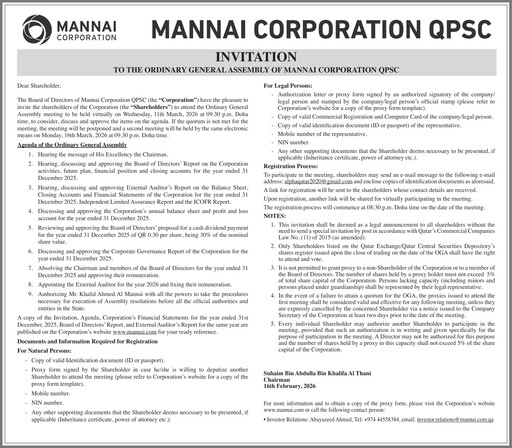 Thumbnail Mannai Corporation Annual Report 2025
