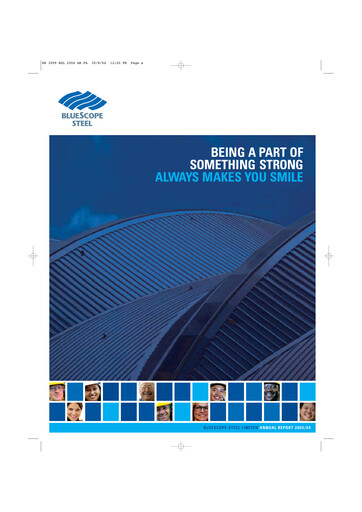 Miniature BlueScope Steel Rapport annuel 2003-2004