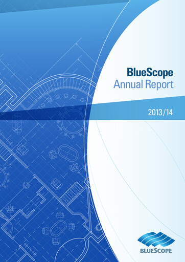 Miniature BlueScope Steel Rapport annuel 2013-2014
