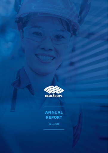 Miniature BlueScope Steel Rapport annuel 2017-2018