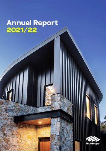 Thumbnail BlueScope Steel Annual Report 2022