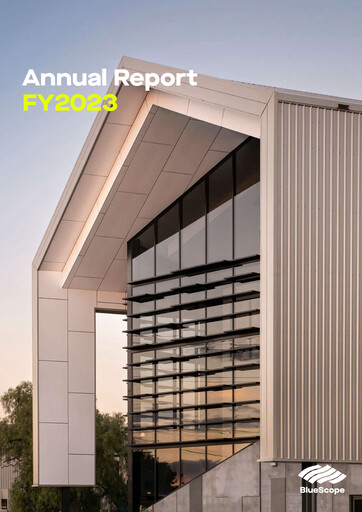 Miniature BlueScope Steel Rapport annuel 2023