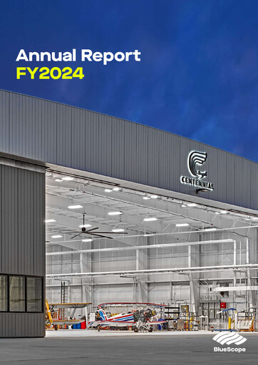 Miniature BlueScope Steel Rapport annuel 2024