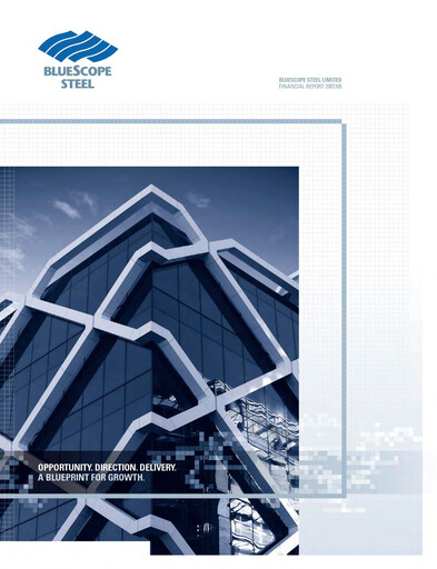 Thumbnail BlueScope Steel Financial Report 2007-2008