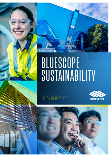 Miniature BlueScope Steel Rapport de durabilité 2015-2016