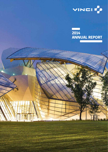 Thumbnail Vinci Annual Report 2014