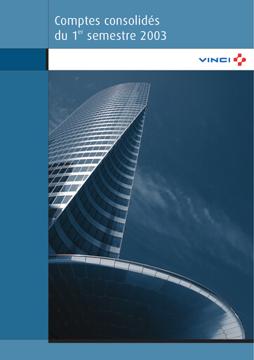 Miniature Vinci Bilan financier 2003-h1