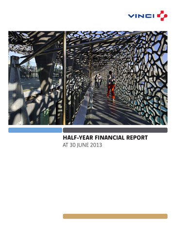 Miniature Vinci Bilan financier 2013-h1