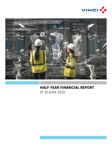 Miniature Vinci Bilan financier 2018-h1