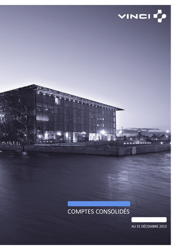 Thumbnail Vinci Financial Statement 2013