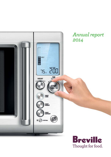 Thumbnail Breville Group Annual Report 2014