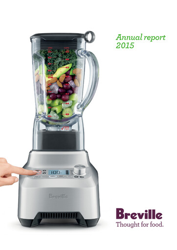Thumbnail Breville Group Annual Report 2015