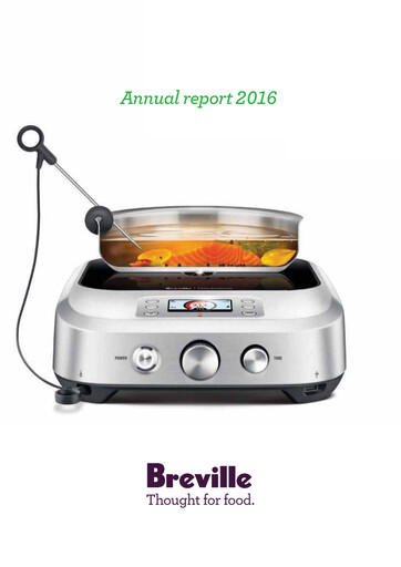 Thumbnail Breville Group Annual Report 2016