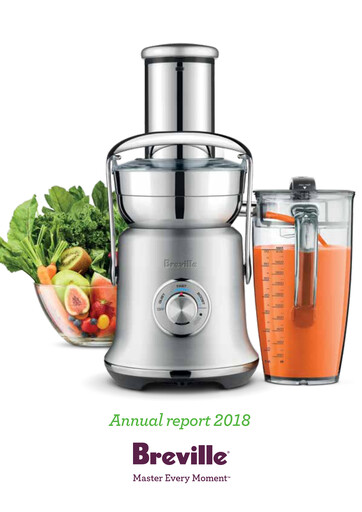 Thumbnail Breville Group Annual Report 2018