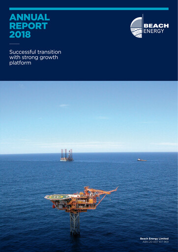 Miniature Beach Energy Rapport annuel 2018